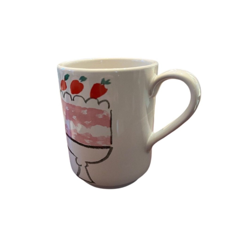Kate Spade LENOX Macys Pretty Cake Measuring Spoons Coffee Mug Tea Cup